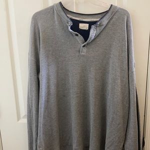 FINAL MARKDOWN 
MEN’S arrow waffle weave Henley sleep top xl